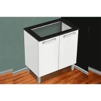 Balcão Cozinha p/Cooktop    Evidence 7174 c/ 2 Portas Branco - Bertolini - 3