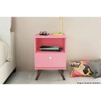 Mesa Lateral p/ Sala RT3019 c/ 1 Gaveta Oliva - Movelbento - 2