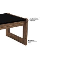 Mesa Centro Sala AZ1022 Branco/Nogal - Tecno Mobili - 3