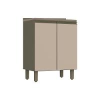 Módulo Cozinha Henn Connect Balcão  c/ 2 Portas c/Tampo Duna/Cristal - 1