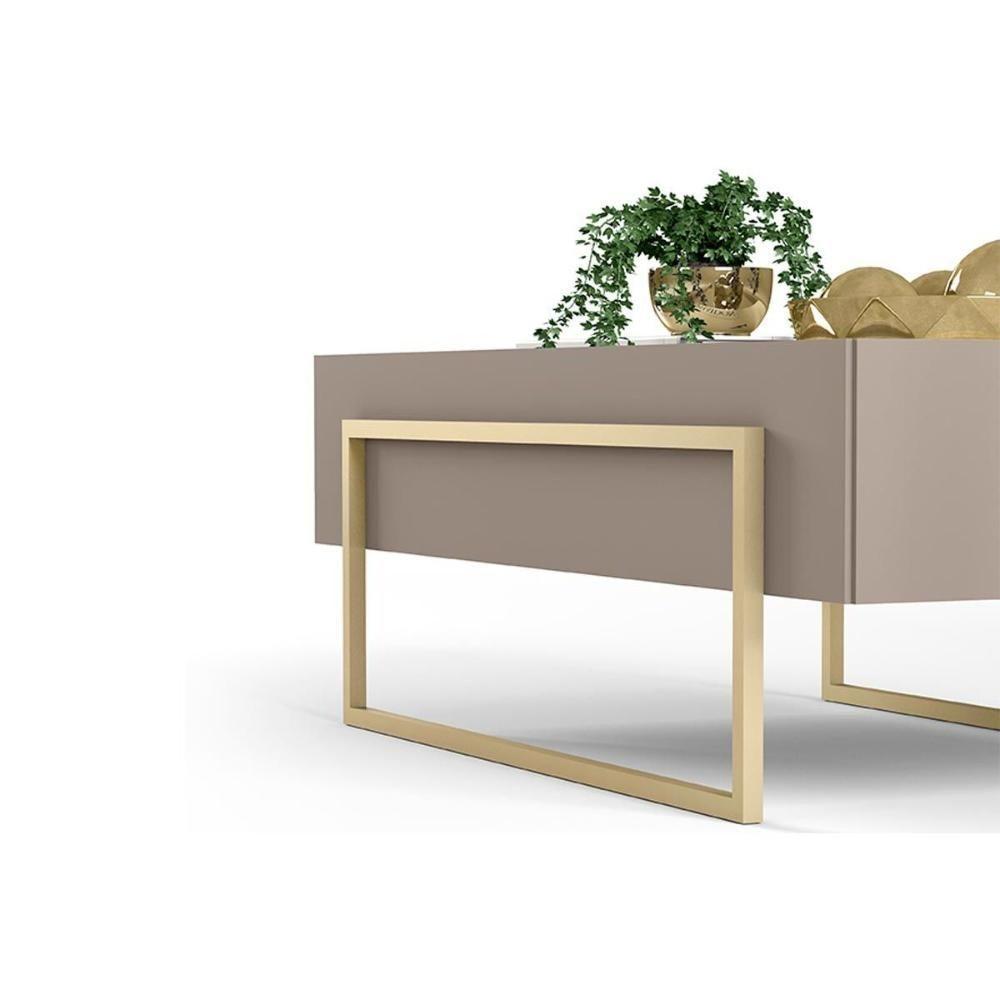 Mesa Centro Sala Pilar Off White - DJ Móveis - 2