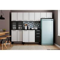 Módulo Cozinha Bertolini Múltipla Balcão  6114 3 Portas 2 Gavetas c/ Tampo Branco - 3