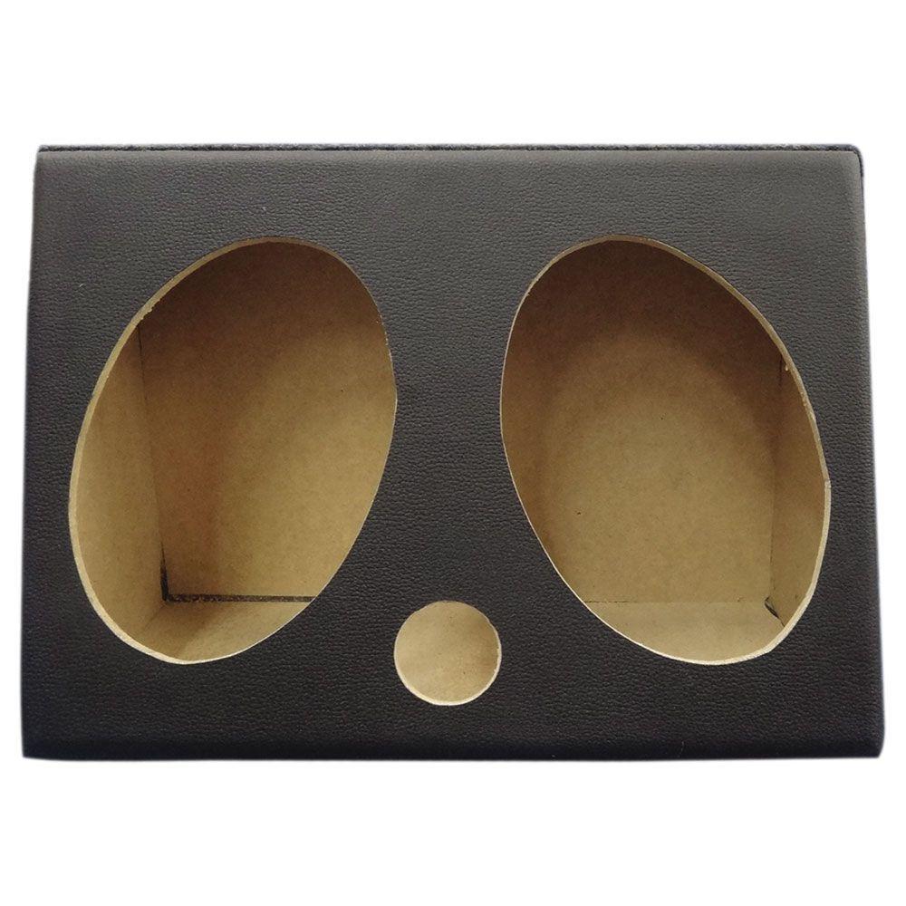 Caixa Vazia Para 2 Alto Falantes 6X9 Polegadas E 1 Duto Retangular Acarpetada - 1