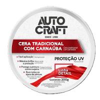 Cera Tradicional Com Carnauba Autocraft 200grs - 1