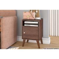 Mesa Lateral p/ Sala RT3145 c/ 1 Porta Rustico - Movelbento - 1