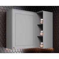 Armário de Cozinha Modulado Canto Reto Americana c/ 1 Porta 83cm Cinza - Henn - 1