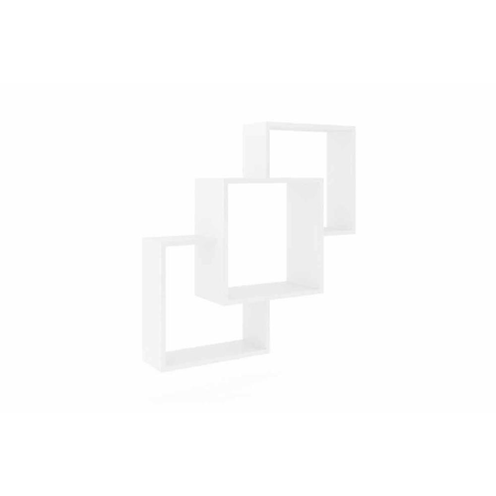 Cubo Quarto Solteiro Nicho AM 3080 Branco - Movelbento - 1