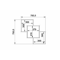 Cubos Decorativo Quarto Bebê Nicho AM 3080 Rustico - Movelbento - 7