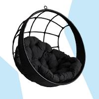 Balanço Suspenso Ninho Para Jardim Com Almofada Estilo E Conforto