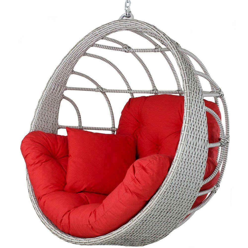 Balanço Ninho Suspenso Hungria Mármore E Lisato Vermelho - 1