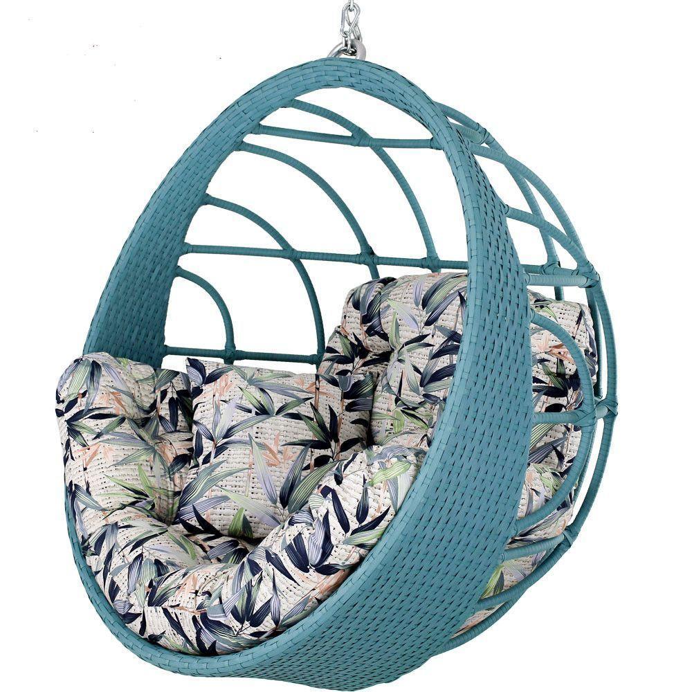 Balanço Ninho Suspenso Hungria Azul Turquia E Vinales Azul - 1