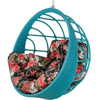 Balanço Ninho Suspenso Hungria Azul Turquia E Maui Preto - 1