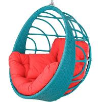 Balanço Ninho Suspenso Hungria Azul Turquia/Lisato Vermelho - 2