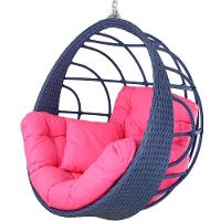 Balanço Ninho Suspenso Hungria Azul Dark E Lisato Pink - 2