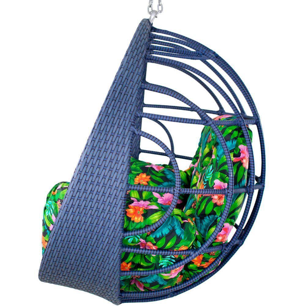 Balanço Ninho Suspenso Hungria Azul Dark E Creara - 3
