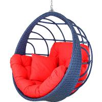 Balanço Ninho Suspenso Hungria Azul Dark E Lisato Vermelho - 1