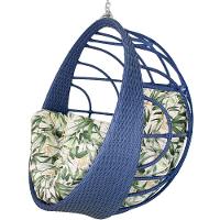 Balanço Ninho Suspenso Hungria Azul Dark E Vinales Verde - 2