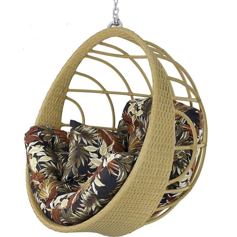 Balanço Ninho Suspenso Hungria Avelã E Rivieira Marrom - 1