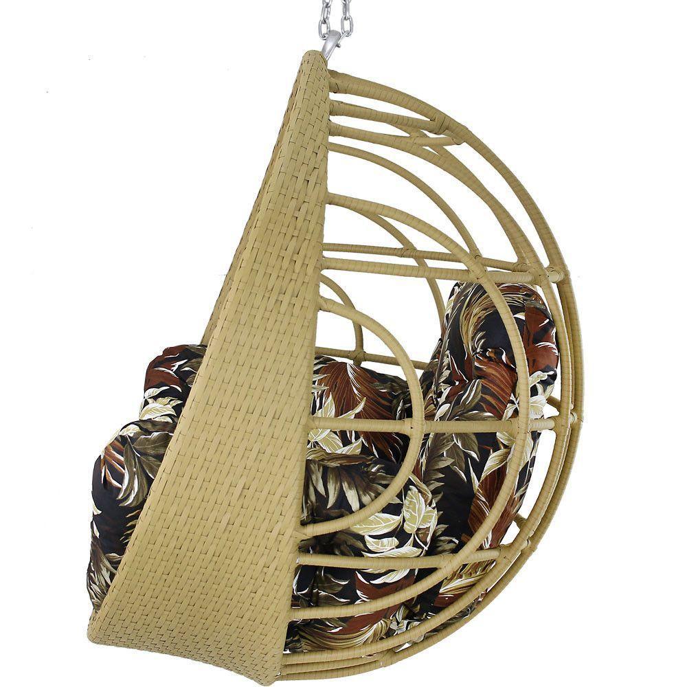 Balanço Ninho Suspenso Hungria Avelã E Rivieira Marrom - 3