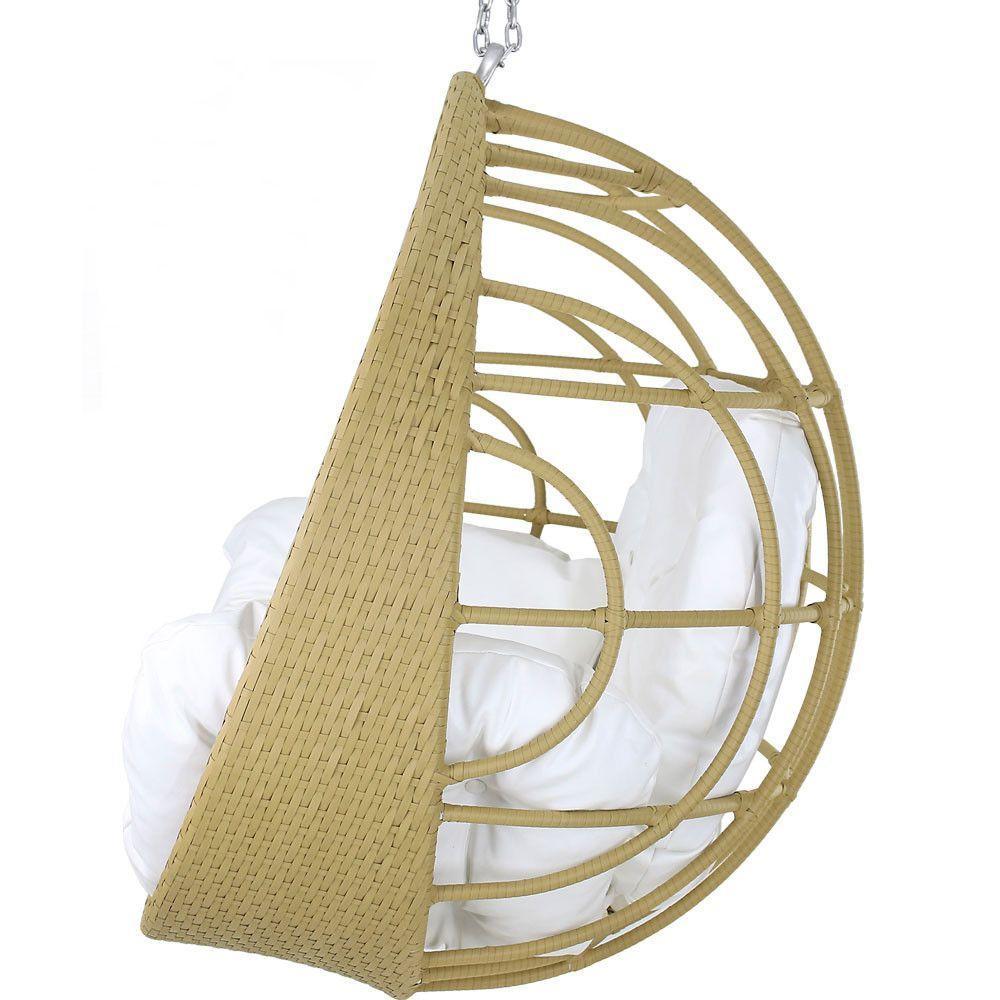 Balanço Ninho Suspenso Hungria Avelã E Courino Náutico Bco - 5
