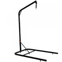 Suporte Mola E Mosquetão Para Ninho Balanço Suspenso Preto - 1