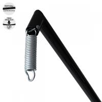 Suporte Mola E Mosquetão Para Ninho Balanço Suspenso Preto - 2