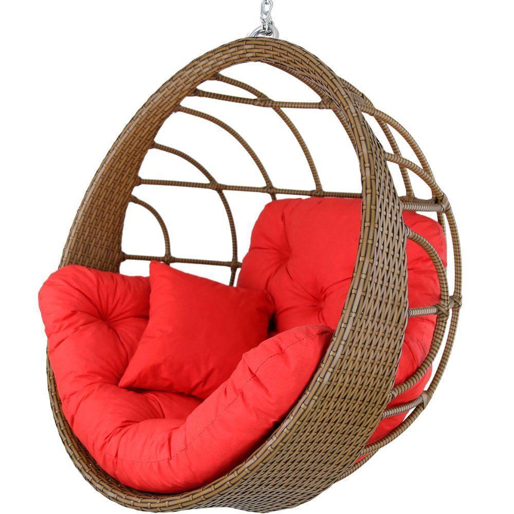 Balanço Ninho Suspenso Hungria Sépia E Lisato Vermelho - 1