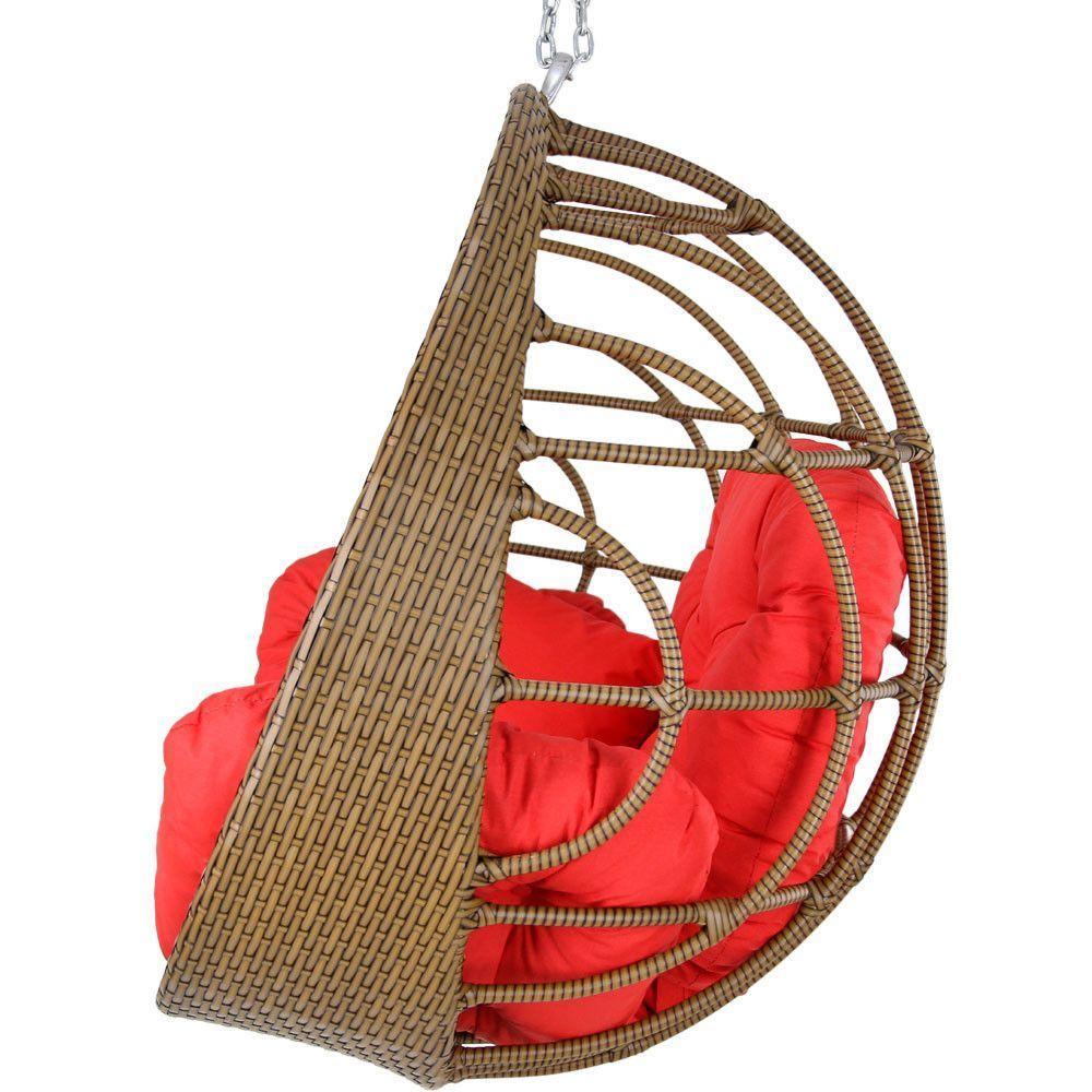 Balanço Ninho Suspenso Hungria Sépia E Lisato Vermelho - 2