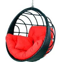 Balanço Ninho Suspenso Hungria Preto E Lisato Vermelho - 2