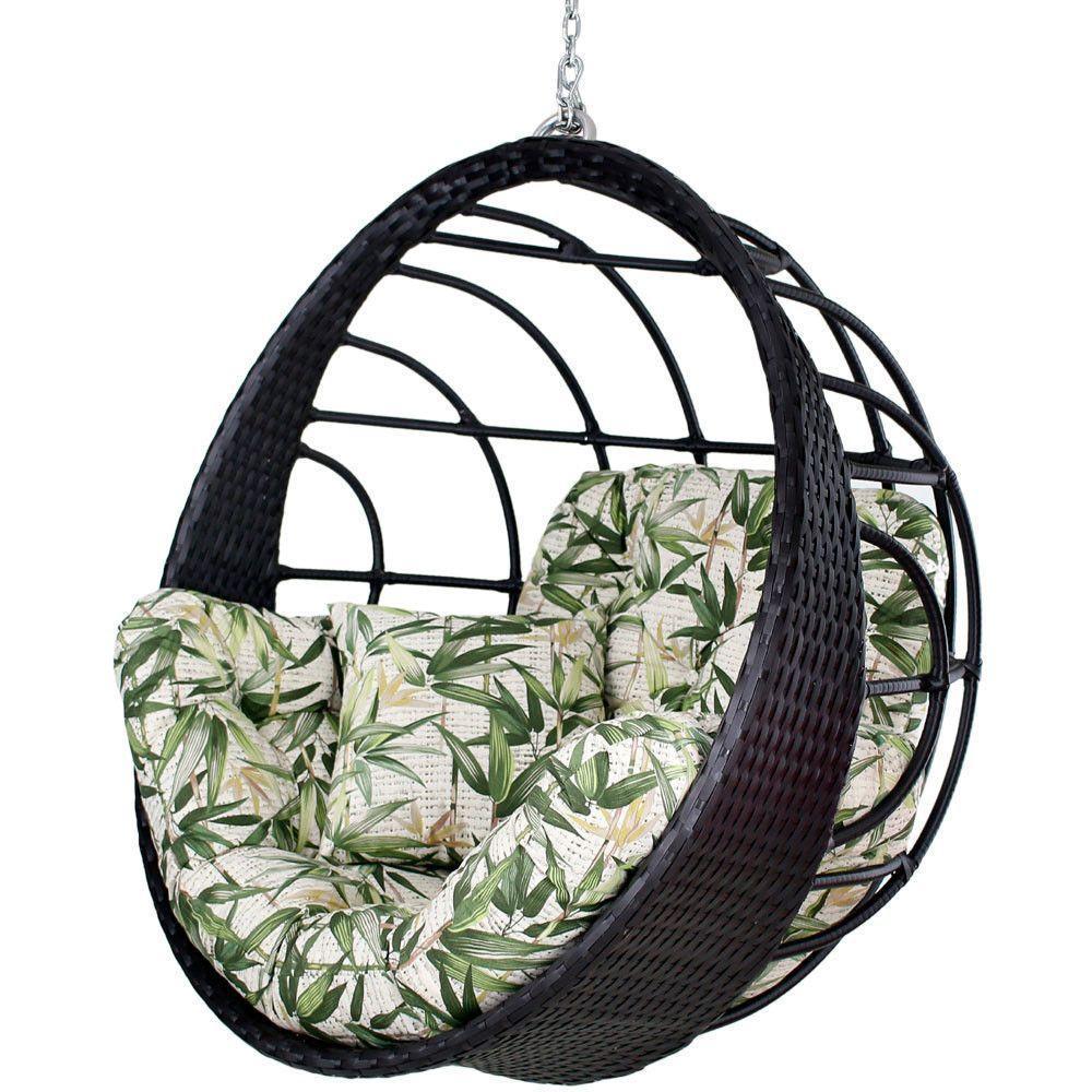 Balanço Ninho Suspenso Hungria Preto E Vinales Verde - 2