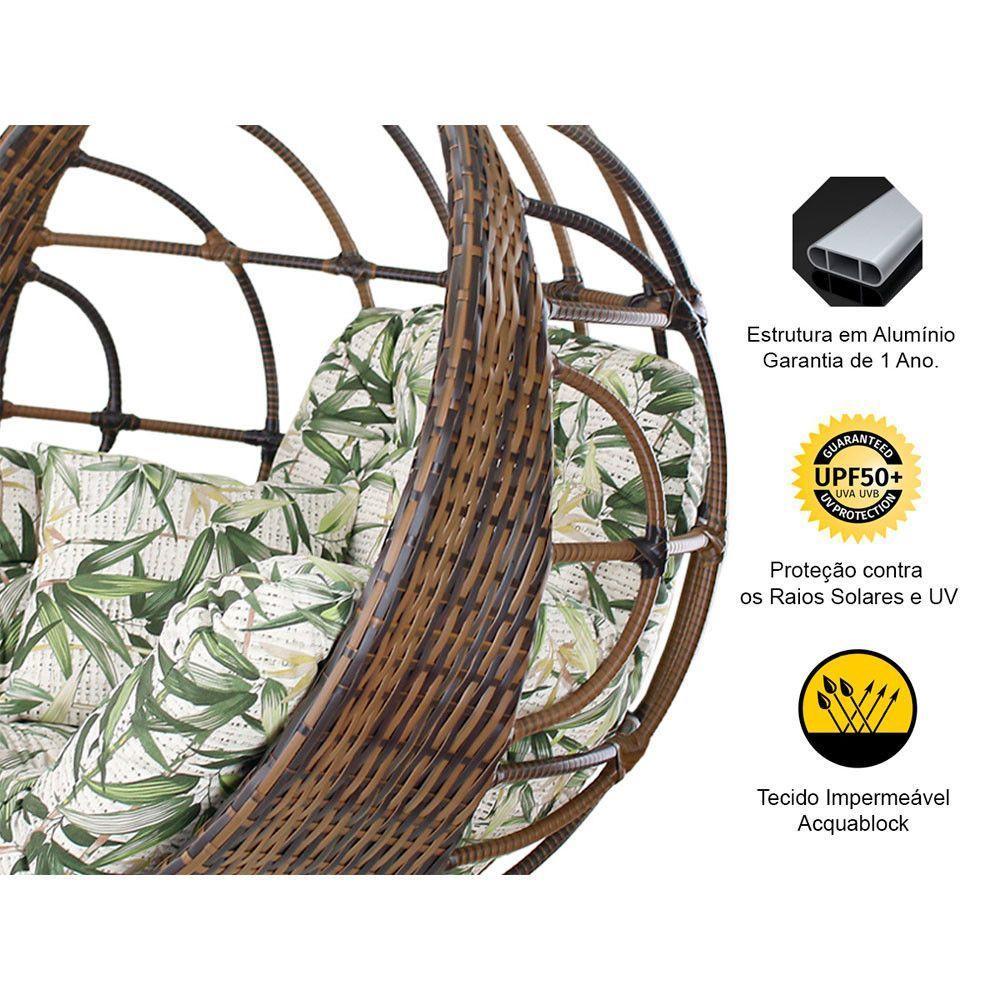 Balanço Ninho Suspenso Hungria Argila E Vinales Verde - 5