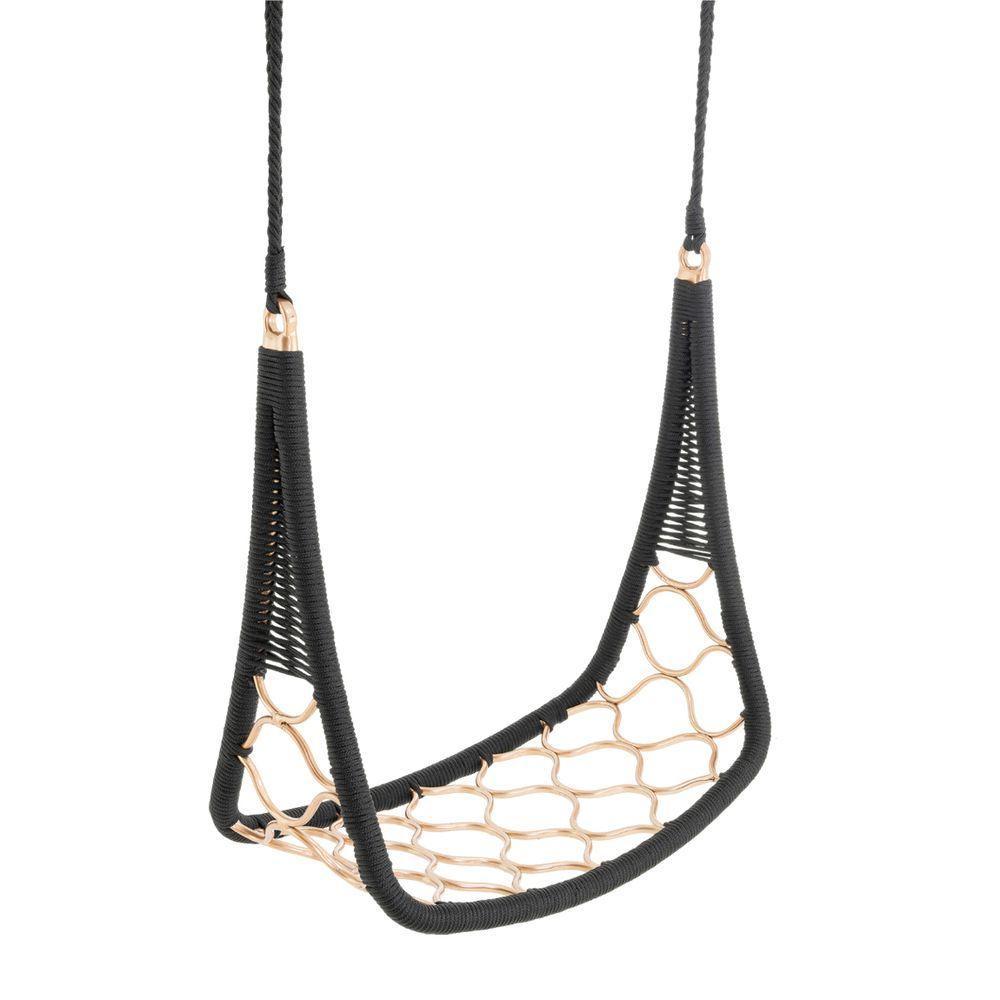 1 Balanço Suspenso Em Alumínio Bronze Corda Náutica - 1