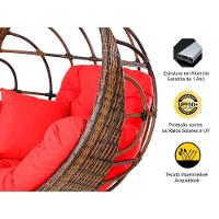 Balanço Ninho Suspenso Hungria Argila E Lisato Vermelho - 5