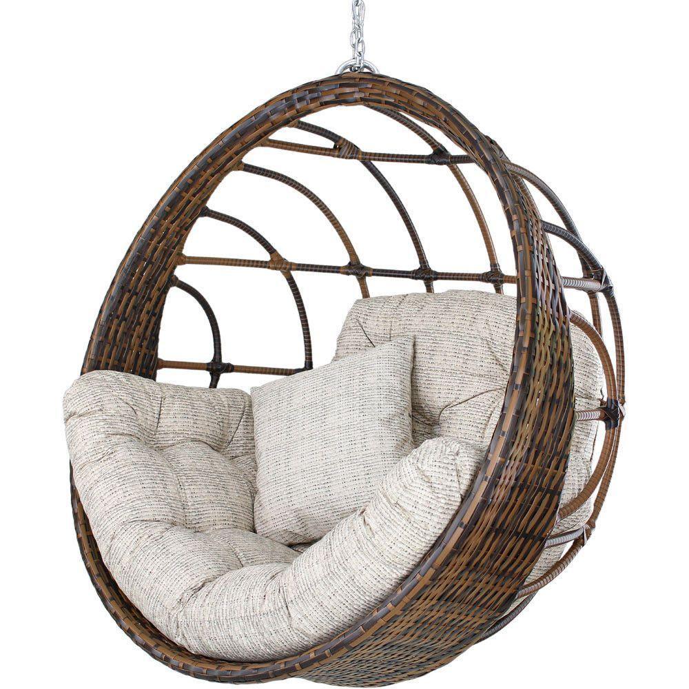 Balanço Ninho Suspenso Hungria Argila E Fundo Palha - 1