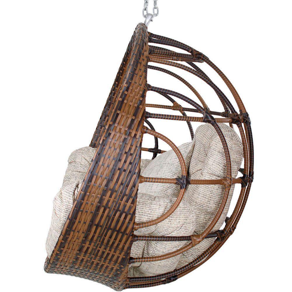 Balanço Ninho Suspenso Hungria Argila E Fundo Palha - 4
