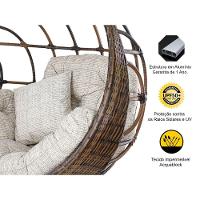 Balanço Ninho Suspenso Hungria Argila E Fundo Palha - 5