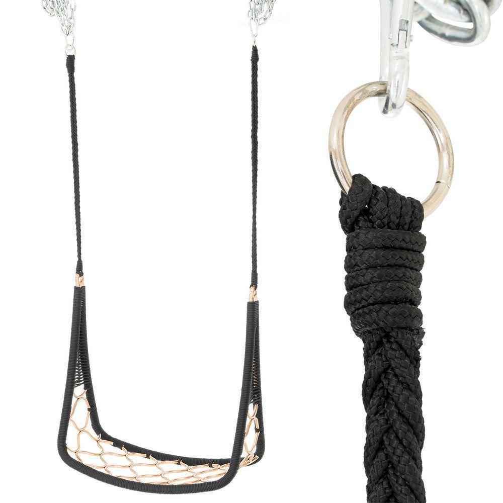 1 Balanço Suspenso Em Alumínio E Corda Náutica Para - 6