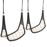 2 Balanços Suspenso Em Alumínio Bronze Corda Náutica - 1