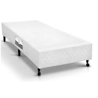 Cama Box Base Universal Solteiro Poli Tecido White (96x203x23) - Castor - 1