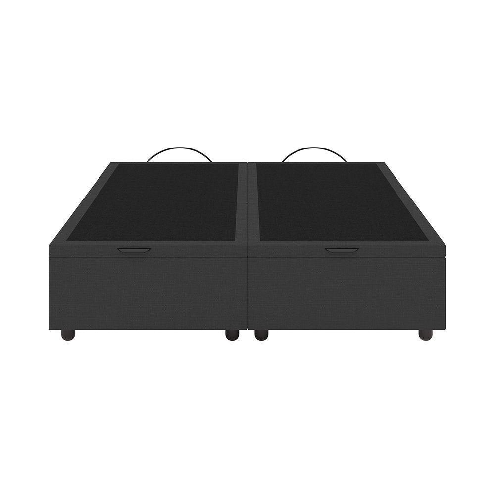 Base Cama Box Baú Casal Queen Size Linho Skybox Preto - 2
