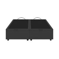 Base Cama Box Baú Casal Queen Size Linho Skybox Preto - 2