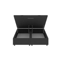 Base Cama Box Baú Casal Queen Size Linho Skybox Preto - 5