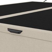 Base Cama Box Baú Casal Queen Size Linho Skybox Bege - 2
