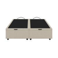 Base Cama Box Baú Casal Queen Size Linho Skybox Bege - 3