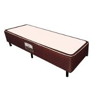 Cama Box Base Universal Solteiro Poli Tecido Brown (78x188x27) - Castor - 1