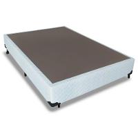 Cama Box Base Universal Viúva Tecido White (128x188x25) - Probel - 1