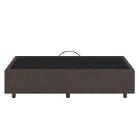 Base Cama Box Baú Solteiro Veludo Skybox Marrom - 2