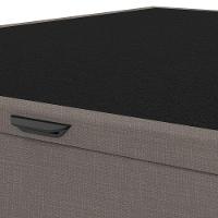 Base Cama Box Baú Viúva Linho Skybox Marrom - 2