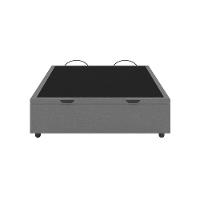 Base Cama Box Baú Casal Linho Skybox Cinza