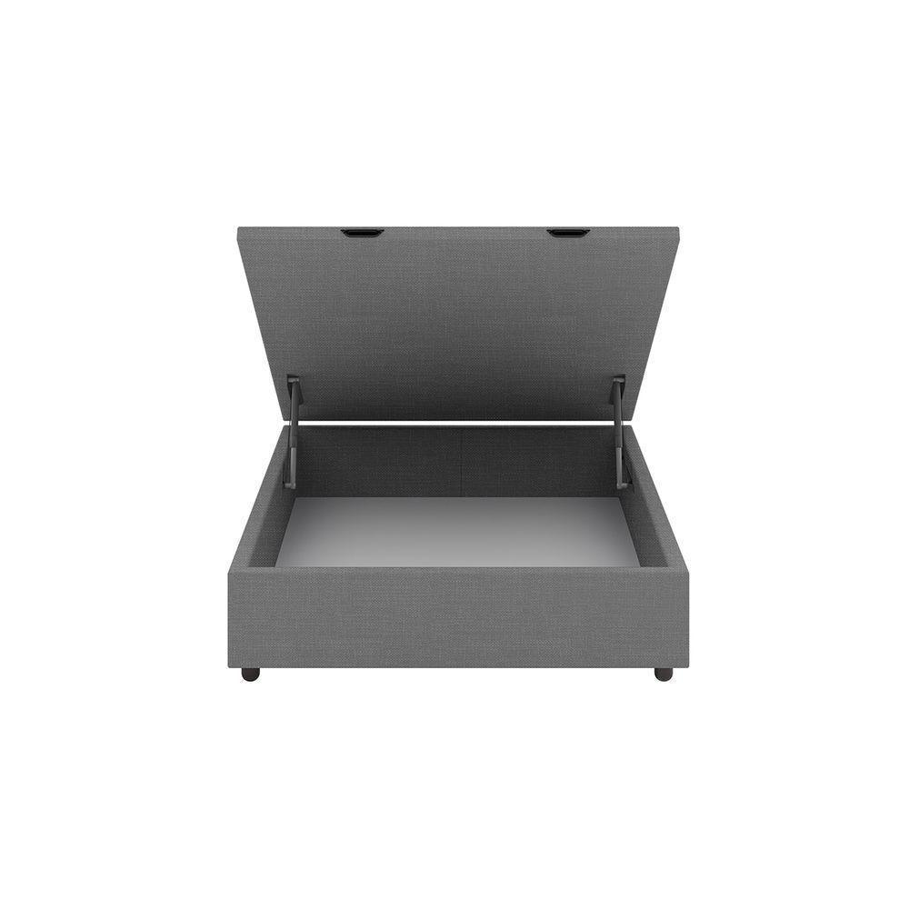 Base Cama Box Baú Viúva Linho Skybox Cinza - 2